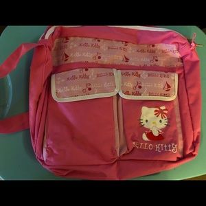 Hello kitty pink messenger bag.